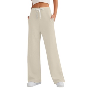 Vente en gros de pantalons décontractés minces et respirants avec logo personnalisé pantalons d'été pour femmes pantalons de sport pour femmes - Product Image 1