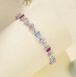 Pendentif en argent 925 de style hip-hop en forme de dessin animé avec moissanite taille princesse rayonnante pour unisexe - Product Image 5