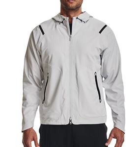 เสื้อแจ็กเก็ตกันลมสำหรับผู้ชายเสื้อออกกำลังกายแขนยาวซิปขึ้นมีกระเป๋า2026กันลมออกแบบได้ตามต้องการ - Product Image 1