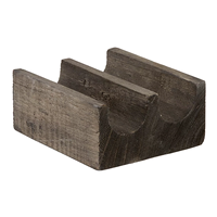 Support de taco en bois écologique pour la sécurité des tacos et le choix Support de taco pour 2 pièces de forme carrée pour vendeur chaud