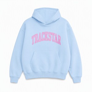เสื้อฮู้ดโลโก้ Trackstar แบบกำหนดเอง ยูนิเซ็กส์ ทรงโอเวอร์ไซส์ ผ้าฟลีซหนานุ่ม สไตล์สตรีทแฟชั่น รับผลิตแบบ OEM ODM สีตามสั่ง จำนวนมาก รุ่น TS-HD-067 - Product Image 2