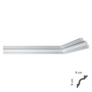 Corniche décorative pour plafond Mod. I780 - Mm. 80x80 - Product Image 1
