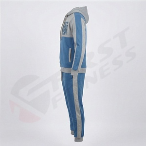 Ropa Deportiva Ligera con Capucha para Hombre, Chándal Transpirable de Tela 100% Poliéster con Cierre de Cremallera, Estilo Atlético, Ideal para el Gimnasio - Product Image 3