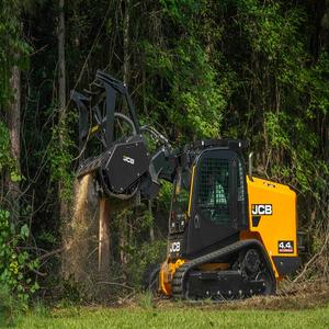 Chargeur frontal JCB avec moteur Cat 4x4 4WD sur chenilles avec godet - Product Image 3