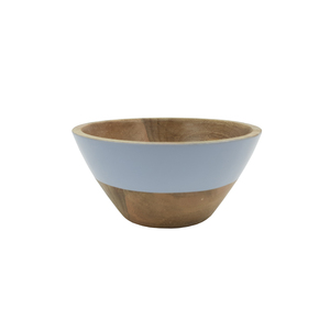 Cuenco para servir alimentos de forma redonda de madera de diseño Popular, acabado esmaltado para cocina y mesa, cuencos para servir alimentos y aperitivos - Product Image 4