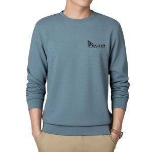 T-shirt décontracté pour homme à manches longues et col rond, coupe régulière, confortable, style sweat-shirt oversize - Product Image 2