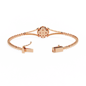 Fabulous 18k <b>Gold</b> Lab Grown Diamond Bracelet Premium Diamond <b>Bangles</b> - Product Image 4