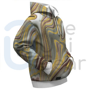 Unisex 100% algodón polar pulóver con capucha invierno Casual Streetwear transpirable tamaño personalizado y diseño hombres mujeres conjunto al aire libre - Product Image 4