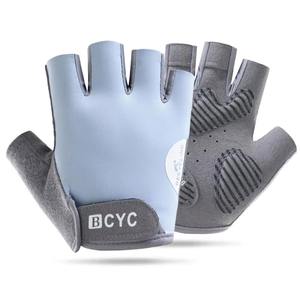 Gants de musculation personnalisés à demi-doigts, gants de fitness, entraînement en salle de sport, entraînement en plein air, enveloppe de poignet réglable, antidérapants, gants de vélo OEM - Product Image 2