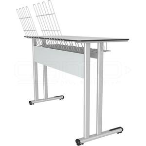 Escritorio DE ORDENADOR DE MÚSICA compacto doble de para multitarea eficiente - Product Image 1