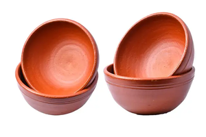 Bol rond de service en argile bol de pédicure de couleur naturelle pour la décoration de cuisine et de mariage fait à la main personnalisé en vrac - Product Image 6