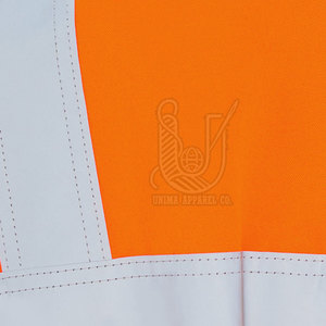 Combinaison de travail de haute qualité en polyester/nylon respirant, réfléchissante, pour la construction industrielle, avec détection des aiguilles - Product Image 6