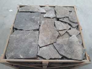 2025 Premium Travertine Flagstones Crazy Pavers Silver Grey Irregular Sizes Contemporary Click Tumbled Finishes Made Turkey - Product Image 6