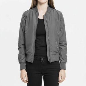 Chaqueta Bomber Cortavientos de Tejido Softshell para Mujer con Logotipo Personalizado, Ligera, Estilo Piloto, para Primavera - Product Image 3
