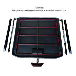 Couvercle rigide monobloc en aluminium étanche pour benne de pick-up 4x4, avec levage par vérin hydraulique verrouillable, sans perçage, pour excursions tout-terrain - Product Image 5