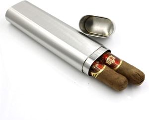 หลอดใส่ซิการ์สแตนเลส - Product Image 1