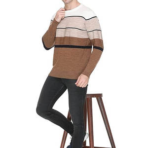 Suéter de Cuello Redondo para Hombre, 100% Algodón, Talla Personalizada, Transpirable, Informal, de Verano, Tejido Waffle, con Diseño de Logotipo Personalizado - Product Image 5