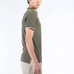 เสื้อโปโลแขนยาวสำหรับผู้ชายเสื้อเชิ้ตฟิตเนสเล่นกีฬาในยิมเสื้อโปโลแขนยาวพิมพ์ลายโลโก้ตามสั่งขนาดพิเศษ - Product Image 4