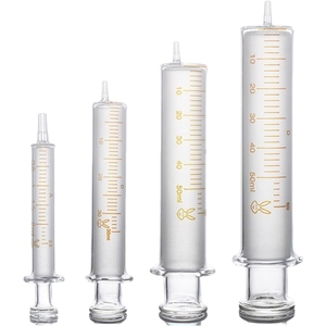 DEBONAIRII DII-VI-95 Reusable Corrosion Resistant Durable <b>Veterinary</b> Stainless Steel <b>Syringe</b> Silver CE ISO Certified Dog Cattle - Product Image 1
