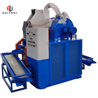 Granulateur de fil en acier inoxydable, aluminium et cuivre haute vitesse, machine de recyclage de câbles durable avec moteur pour une récupération de cuivre à haute efficacité
