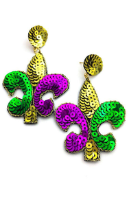 Pendientes de Mardi Gras Hechos a Mano, Vintage, Multicolores, para Mujeres y Niñas, Joyería de Moda con Cuentas, Bordado con Cuentas de Semilla, Fiesta India - Product Image 5
