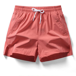 Short de sport personnalisé pour hommes à séchage rapide respirant athlétique course à pied natation solide fermeture à cordon Style décontracté peigné lavé - Product Image 6