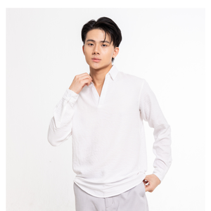Chemise de compression en polyester personnalisée pour hommes, modèle Phong Phu AT05, fabriquée au Vietnam, services OEM/ODM, prix compétitif - Product Image 3