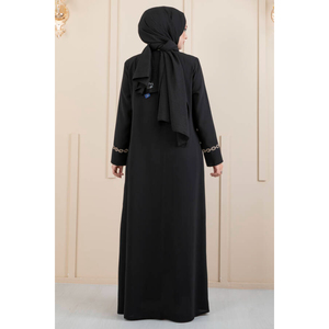 Nouvelle saison vêtements islamiques d'hiver pour femmes robe Abaya caftan tunique Dubaï mode islamique musulmane robes islamiques de fabrication turque - Product Image 4