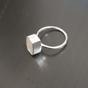 Anillo Rectangular de Plata de Ley 925 Auténtica Hecho a Mano 2025, Base para Anillo en Blanco de 6x4 mm a 25x20 mm, Suministros para Fabricación de Joyería DIY - Product Image 2