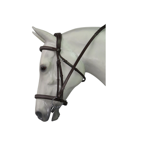 กีบม้าพร้อมสายรัดคิ้วแฟชั่น กีบคุณภาพสูงพร้อมสายรัดคิ้วสุดพิเศษ NEW กีบหนังแฟนซีสีดําม้า - Product Image 6