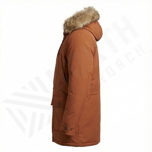 Low MOQ Stylish Down Parka Jacket Streetwear Insulated Cold Wear Padded Puffer Hooded <b>Coats</b> Thermal Warm Winter Thick - Product Image 3