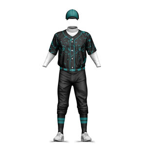 Uniforme de Béisbol Personalizado para Equipos Adultos, Nombre y Número del Equipo Personalizados, Uniforme de Béisbol de Alta Calidad para Hombre - Product Image 2