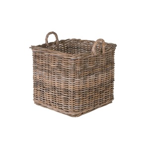 <b>Square</b> Rattan <b>Basket</b> with Handle Handmade Storage <b>Basket</b> Wholesale eco-friendly Made in Viet Nam - Product Image 1