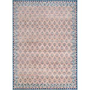 Alfombra Afgana de Lana Tejida a Mano con Diseño Geométrico en Rojo y Naranja Viscaya, Clásica de 9x12, Tejido Plano para el Hogar, para Adolescentes-Enm-8002, Alfombras Jaipur ZA - Product Image 1