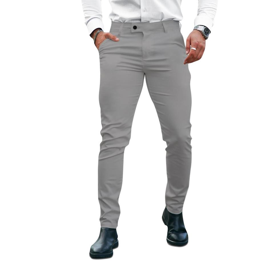 Customized High Quality Men's Chino Trouser Casual Style Cropped Pants Clothes Washed Stacked Twill Pants Men From BD Supplier