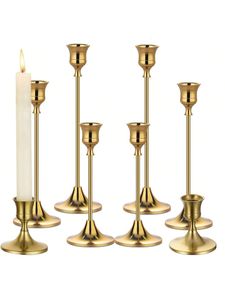 Portavelas de aluminio para Decoración de mesa multiusos, acento para el hogar, suministros a granel, decoración al por mayor - Product Image 2