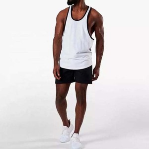 Bon prix haute qualité séchage rapide respirant entraînement chemises sans manches High Street Style hommes débardeurs musculation Fitness - Product Image 5