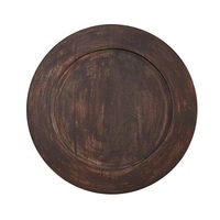 Assiettes de présentation en bois écologiques, luxueuses et élégantes, taille personnalisée pour hôtels, restaurants, salles à manger et usage domestique