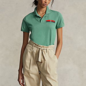 High quality Slim Fit Breathable quick Dry <b>Women</b> <b>Polo</b> <b>Shirts</b> solid colour Custom puff printed logo streetwear ladies <b>polo</b> <b>shirt</b> - Product Image 1