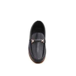 Mocassin formel noir pour garçons KD0376 Ensembles de débardeurs pour hommes - Product Image 1