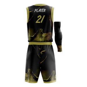 Maillot uniforme de balle de panier d'impression de sublimation complète personnalisée et uniformes courts de maillot de basket-ball de l'équipe Laker fabriqués par l'industrie RAM - Product Image 3
