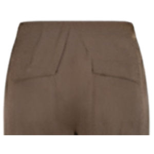 Pantalon de travail décontracté pour femme, en toile 100% coton, taille mi-haute, fermeture à cordon, respirant, séchage rapide, uni - Product Image 5