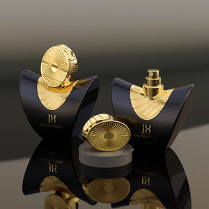 Luxe Arabische Zwarte Parfumfles Glazen Spuitfles 50ml 100ml 200ml Zeefdruk Gratis Sample voor Parfumverpakkingen - Product Image 4