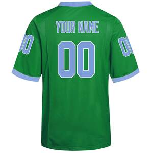 Maillot de football américain personnalisé en polyester à manches courtes, séchage rapide, respirant, unisexe, pour impression par transfert thermique – Vente en gros - Product Image 4