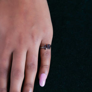 Luxury Custom Lab Grown Diamond Ring 14K Solid Gold Two Stones Pear Radiant Cut Trendy Fine Jewelry Gift for Women's New Look - Product Image 5