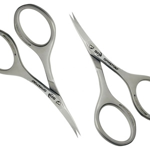 Ciseaux à ongles professionnels en acier inoxydable courbés de 3,5 pouces, ciseaux à cuticules de précision à pointe arrondie pour manucure et pédicure de haute qualité - Product Image 5