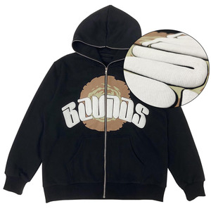 Sudadera con capucha estampada para hombre y mujer | Ropa de calle de gran tamaño con logotipo personalizado | Jersey de algodón suave | Sudadera de moda - Product Image 4