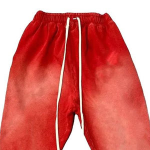 Pantalones de Hombre de Alta Calidad con Lavado Ácido, 100% Algodón, Ecológicos, Ligeros, de Secado Rápido, con Logotipo Personalizado, Frente Plano, Estilo Urbano - Product Image 4