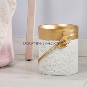 Poubelle en métal de haute qualité avec un revêtement lisse et résistant à la corrosion parfait pour les espaces de vie modernes - Product Image 3