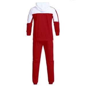 Chándales de invierno hechos a medida OEM de Color de contraste para hombre, ropa deportiva, ropa deportiva estampada, jersey de lana de algodón, pantalones con capucha - Product Image 3